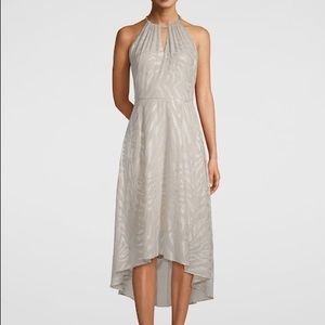 NWT ZEBRA-BURNOUT HIGH-LOW DRESS
